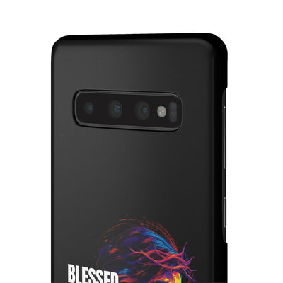 Blessed Saved loved - Snap Case - Jesus