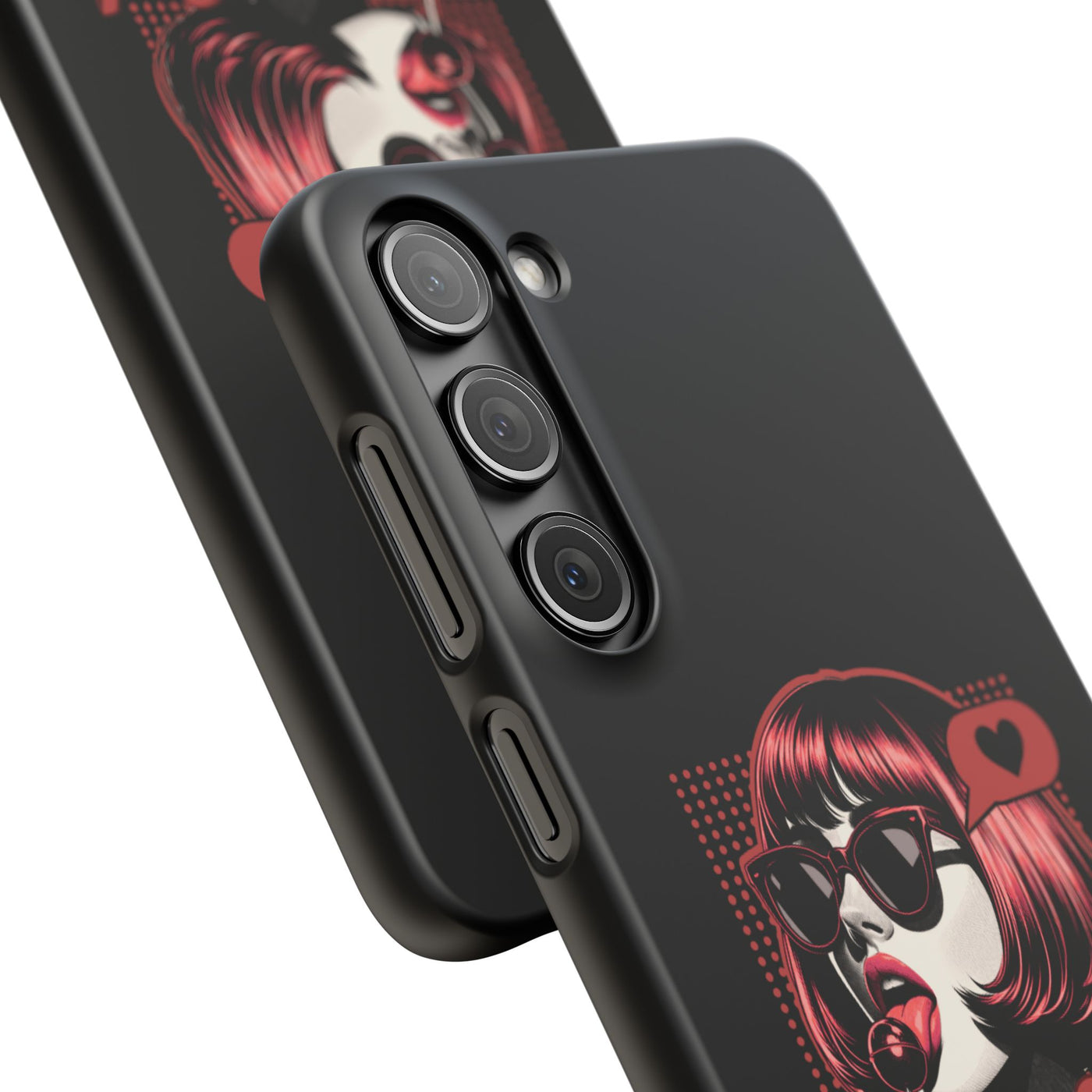 Retro Girl Snap Case Handyhülle