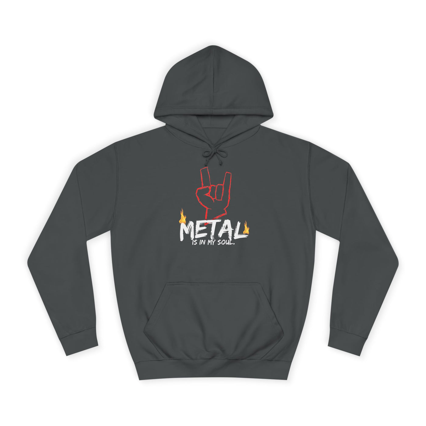 "Metal" Music Unisex College Hoodie