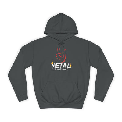 "Metal" Music Unisex College Hoodie