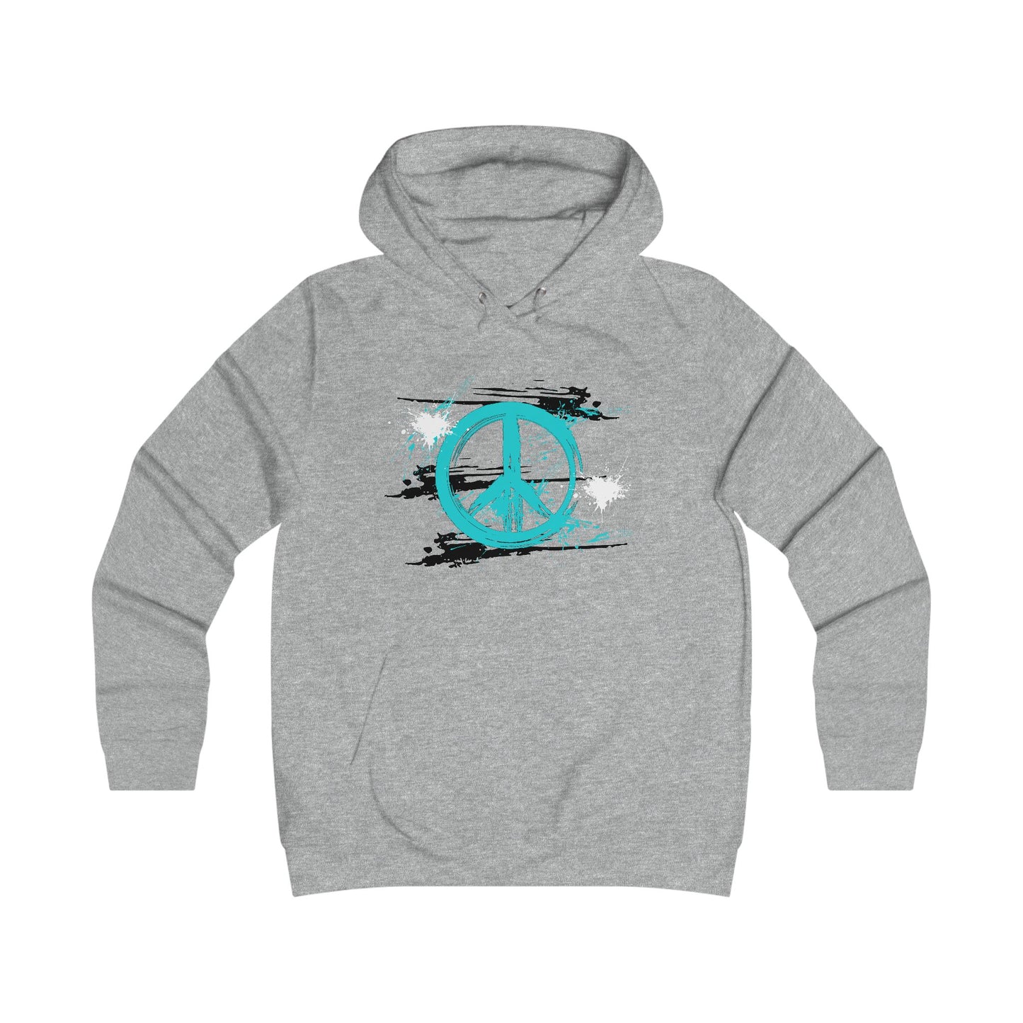 Peaceful Vibes College Hoodie, Trendy College Apparel, Gift for Students, Casual Wear, Inspirational Graphic Hoodie, Peace Symbol Fashion