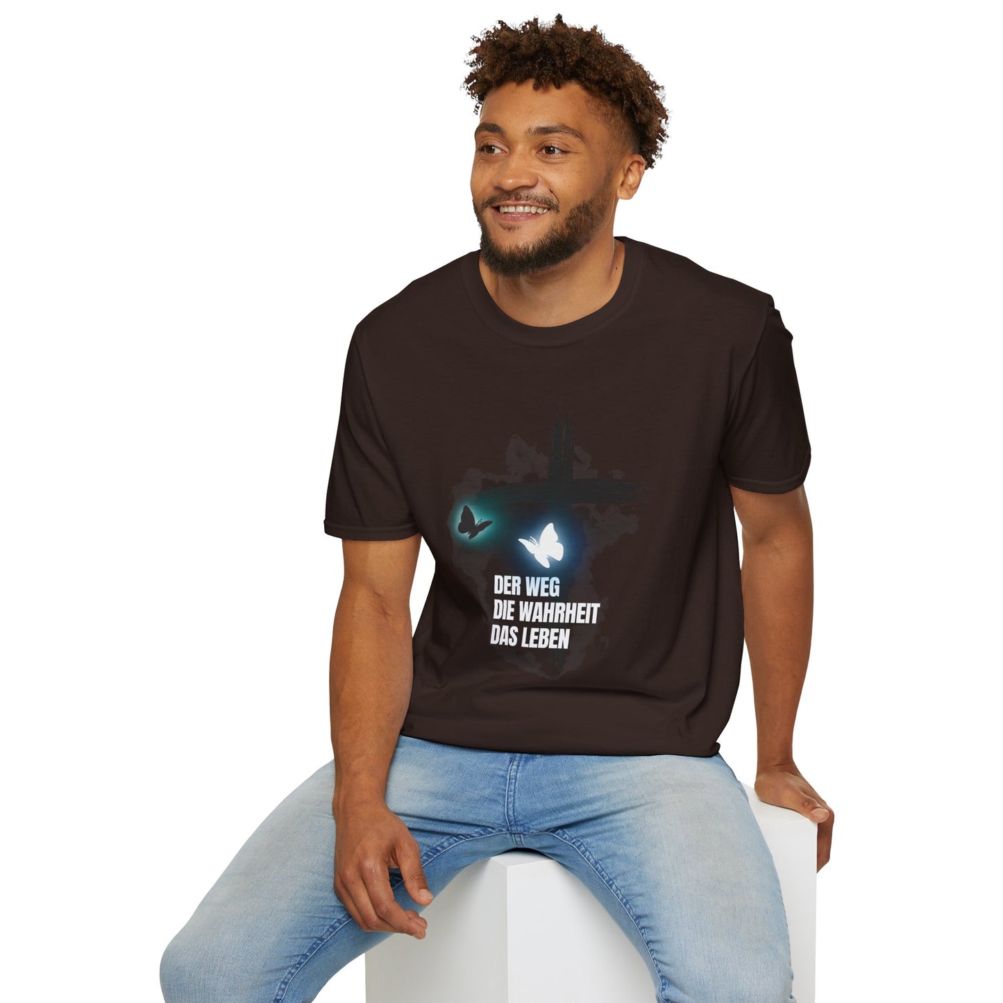 Faith-Inspired Unisex Softstyle T-Shirt – Spiritual, Jesus, Christian,