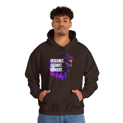 Jesus Colorful - with saying Blessed- Grounded - Celebrated