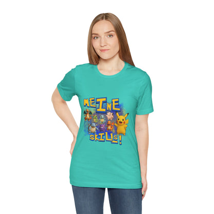 Pokemon Skills Unisex Tee, Fun Casual Shirt
