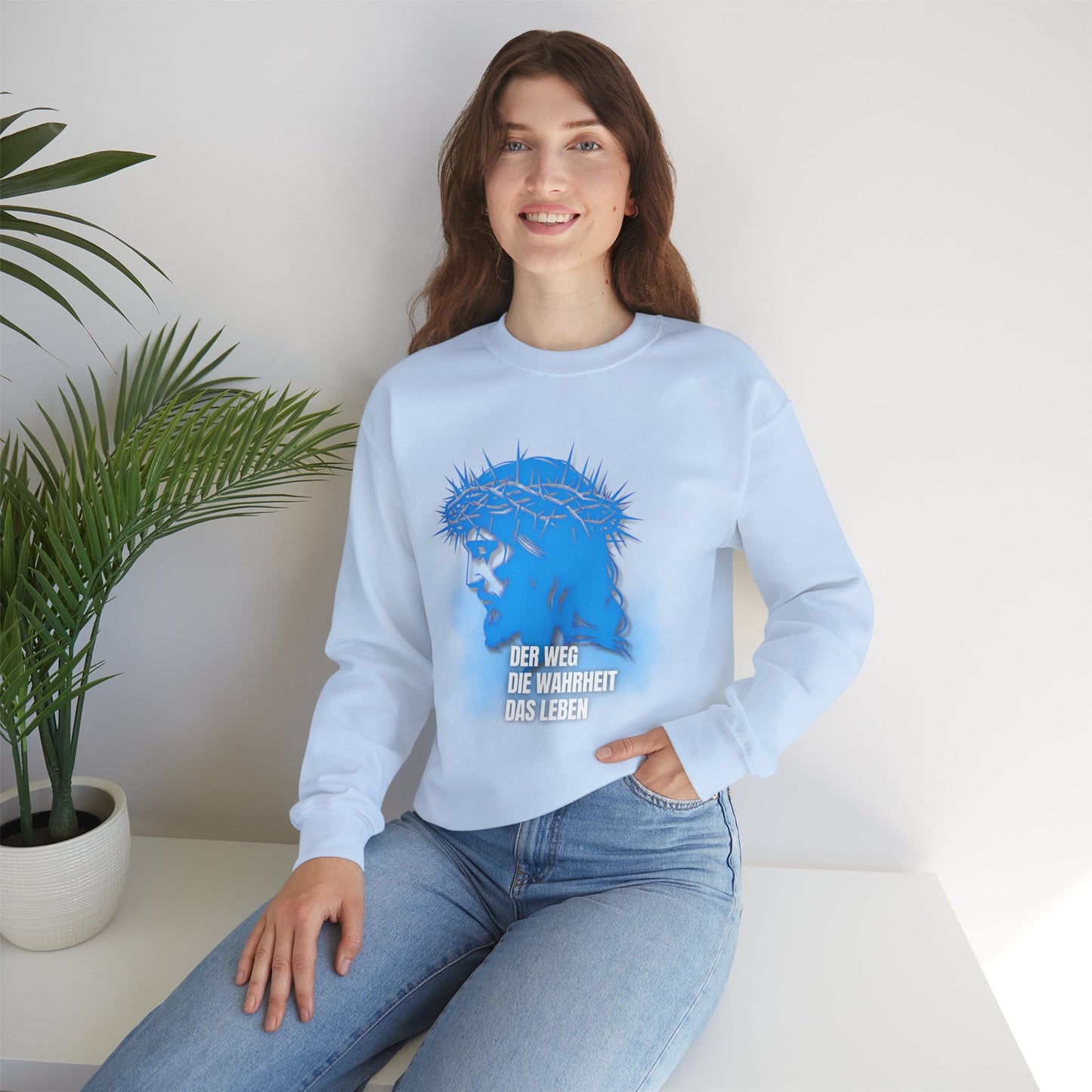 Sweatshirt Jesus "Der Weg - Die Wahrheit - Das Leben"