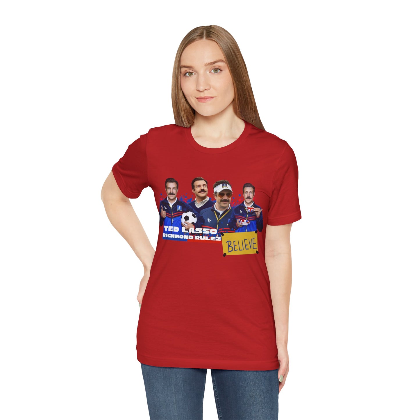Ted Lasso Believe Unisex Tee - Inspirational Sports T-Shirt