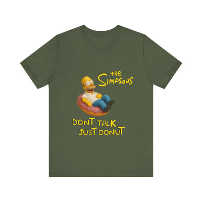 The Simpsons Donut Lover Tee - Funny Graphic T-Shirt -unisex