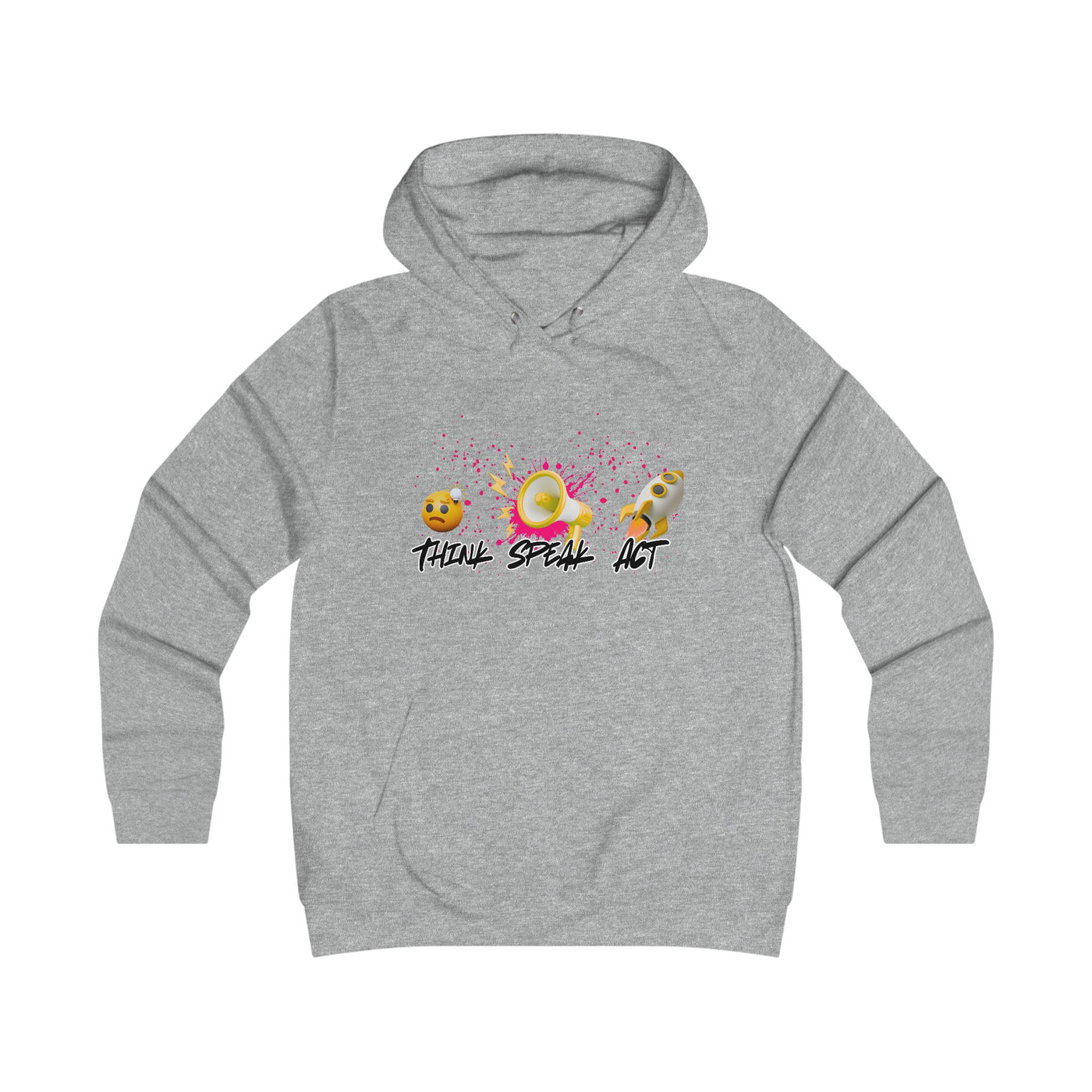Think Speak Act Hoodie for Trendy Girls, Casualwear