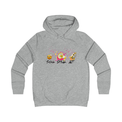Think Speak Act Hoodie for Trendy Girls, Casualwear