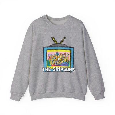 The Simpsons Unisex Heavy Cotton Sweatshirt