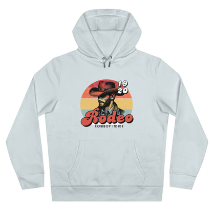Retro Rodeo King Sweatshirt, Cowboy Hoodie, Western Apparel, Gift for Ranchers, Rodeo Fans, Cozy Hoodie for Men