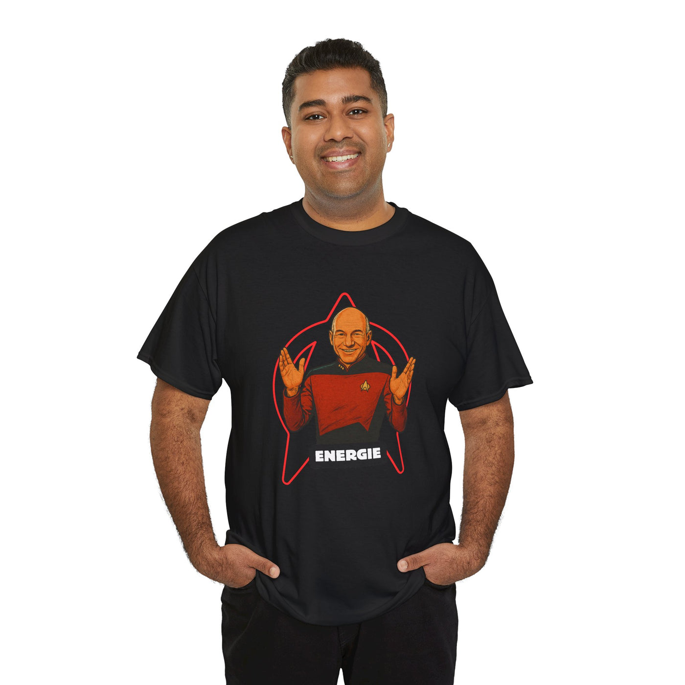 Energie Unisex Heavy Cotton Tee - Perfect for Sci-Fi Fans and Casual Wear