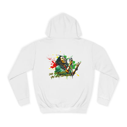 Live for others B  o  b   M a r l e y Hoodie
