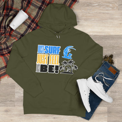 Just Surf Hooded Sweatshirt - Perfect for Beach Lovers and Surf Enthusiasts