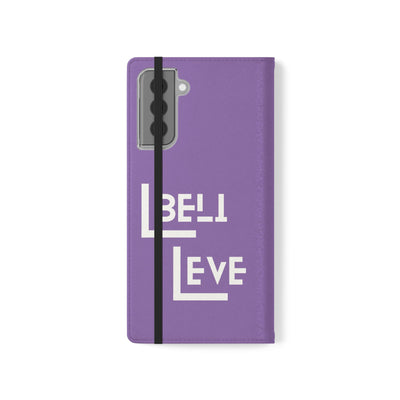 Handyhülle - inspirational Flip Case - 'Believe in You' Phone Cover