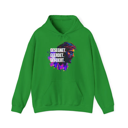 Jesus Colorful - with saying Blessed- Grounded - Celebrated