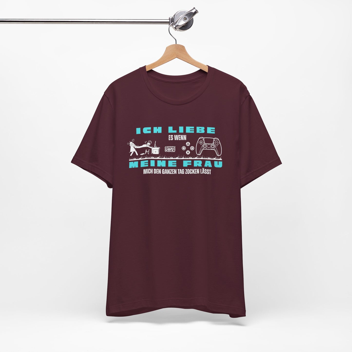 Ich Liebe Meine Frau T-Shirt - Unisex Jersey Tee for Gamers