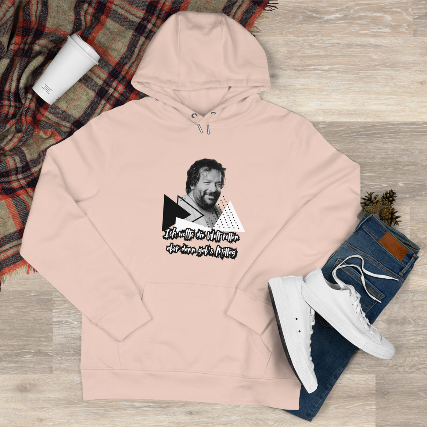 Hoodie Bud Spencer - I wanted to save the world and then...