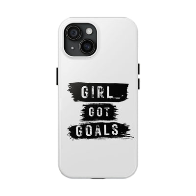 Handyhülle  Phone Case - "Girl Got Goals" - Stylish Protection for Ambitious Women
