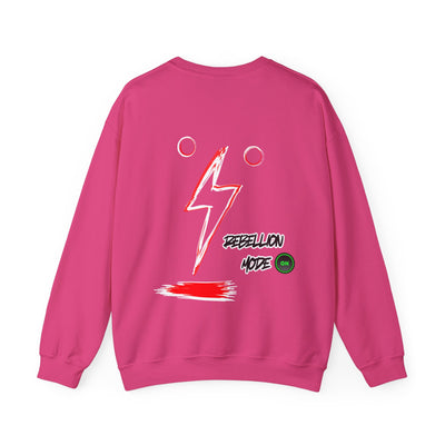Rebellion Mode on Sweatshirt unisex
