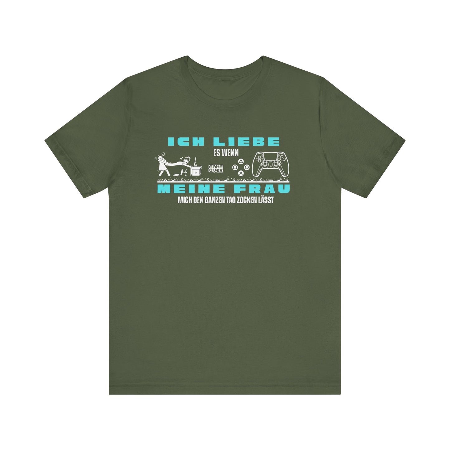 Ich Liebe Meine Frau T-Shirt - Unisex Jersey Tee for Gamers
