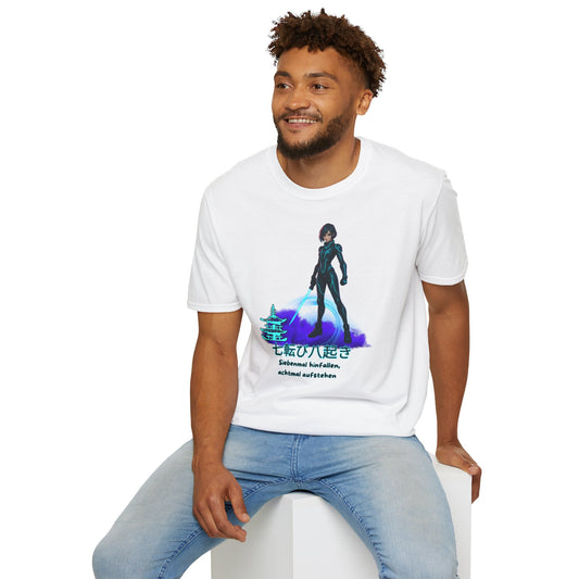 T-Shirt - Anime "siebenmal hinfallen - achtmal aufstehen"