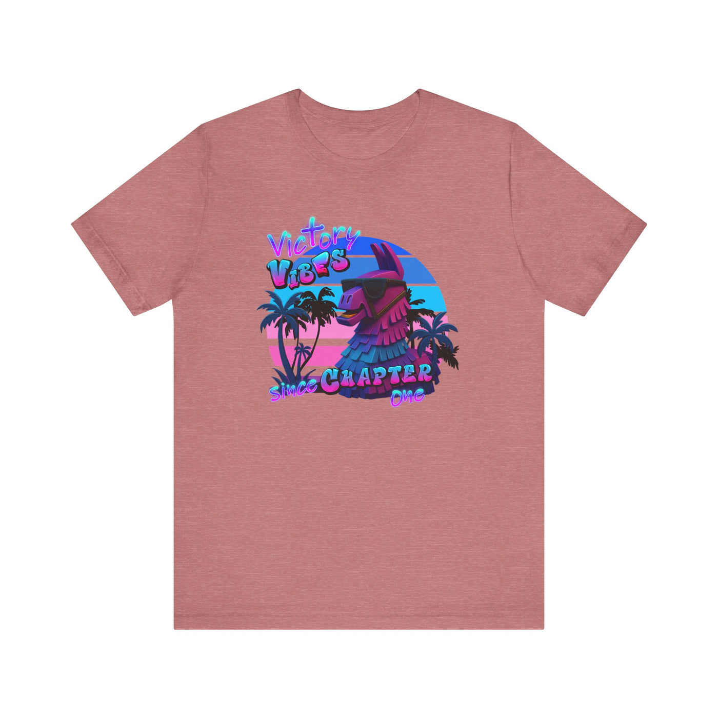 Retro Fortnite Vibe Unisex Short Sleeve Tee - 'Victory' Chapter One Graphic