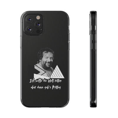 Handyhülle Unique Phone Cover, Ich wollte die Welt retten, dann gabs Mittag