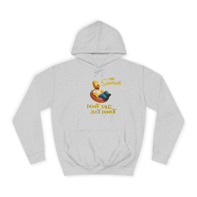 Funny Donut Lover Hoodie, Unisex College Hoodie, The Simpsons
