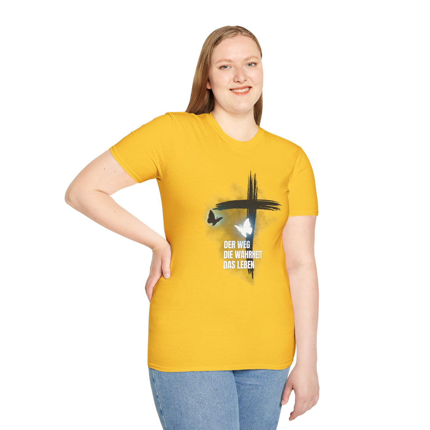 Faith-Inspired Unisex Softstyle T-Shirt – Spiritual, Jesus, Christian,