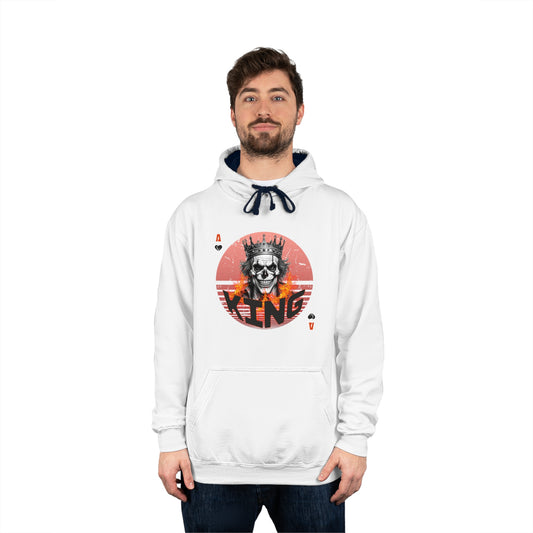 Hoodie Skull King Skull King Heart King
