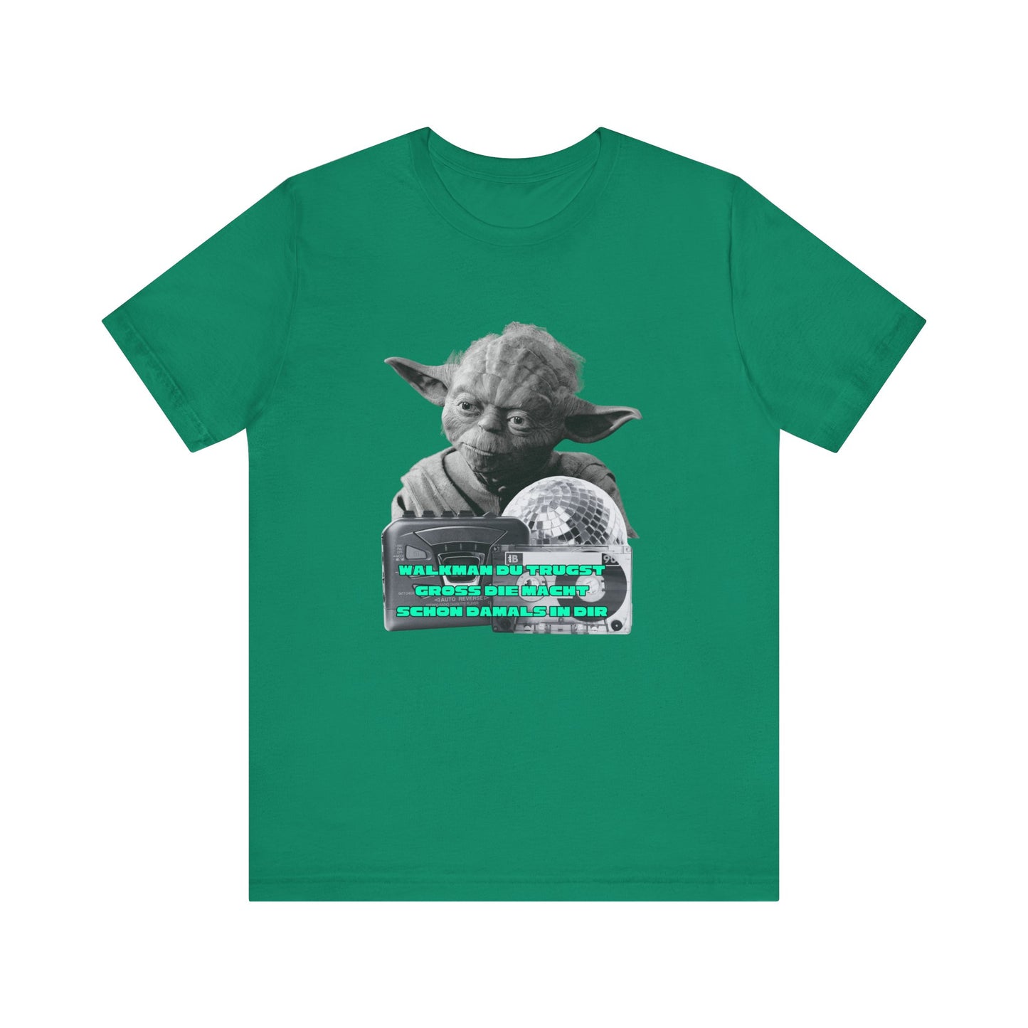 Funny Yoda Quote Unisex Tee - Walkman du kennst - erfahren du bist starwars
