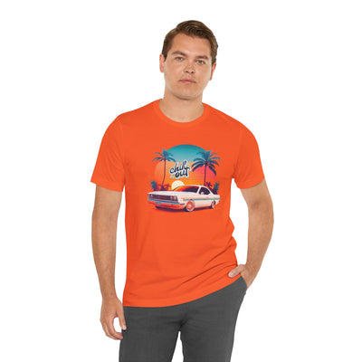 Chill Out Retro Car Tee - Unisex Jersey Short Sleeve Shirt