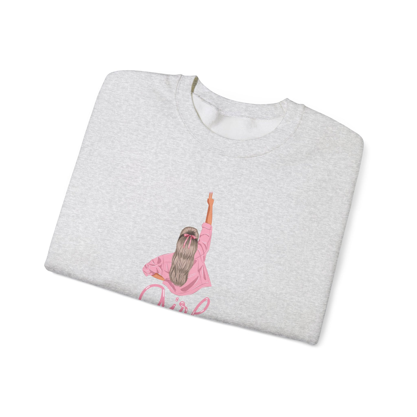 Girl Power Unisex Crewneck Sweatshirt,