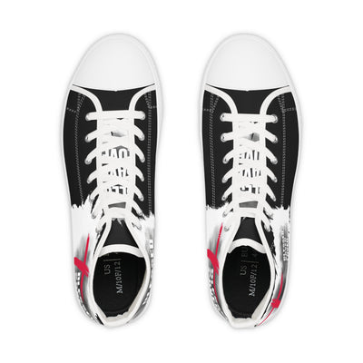Blessed . Saved - Loved High Top Sneakers, Trendy Sneakers