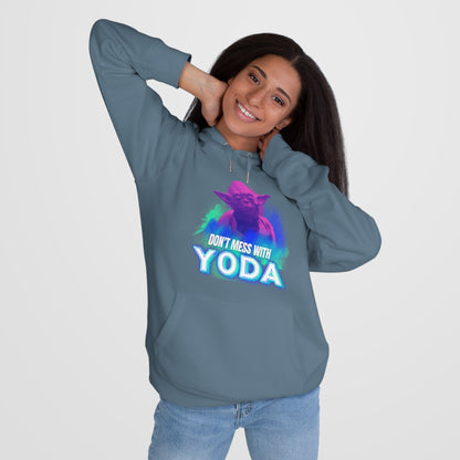 Don't Mess With Yoda Hooded Sweatshirt - starwars