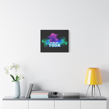 Inspirational Yoda Canvas Art - Modern Wall Decor for Star Wars Fans 