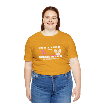 I Love My Husband "Shopping" Unisex Jersey Short Sleeve Tee