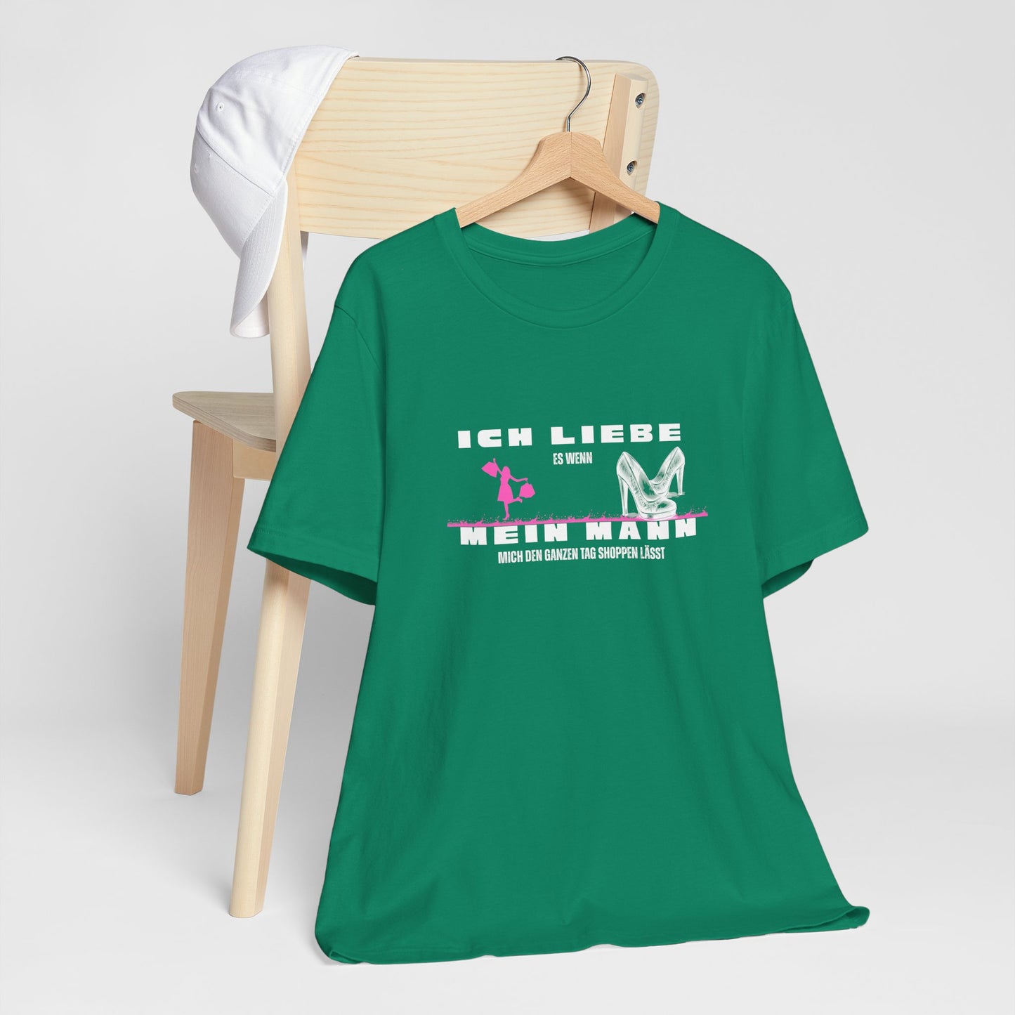 I Love My Husband "Shopping" Unisex Jersey Short Sleeve Tee