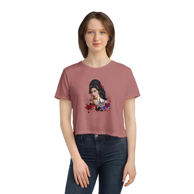 Vintage Graphic Crop Tee - Amy Winehouse Design