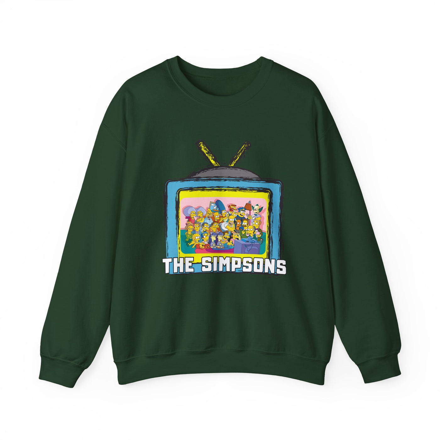 The Simpsons Unisex Heavy Cotton Sweatshirt