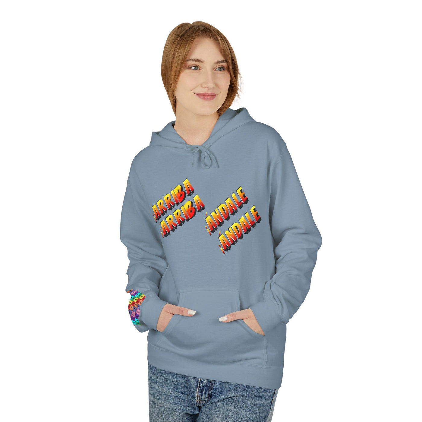 Hoodie with Arriba- Andale - Speedy Design