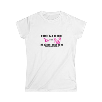 Ich Liebe Mein Mann - Unisex Jersey Short Sleeve Tee, Romantic German Love Shirt