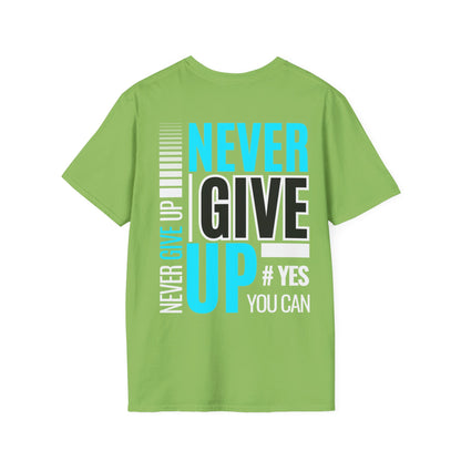 Unisex T-Shirt - Quit talking and start doing - Never give up...