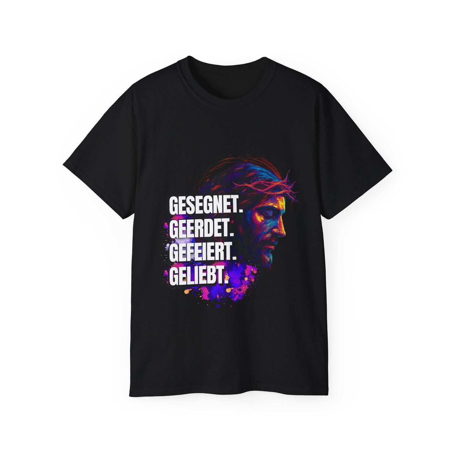 Gesegnet. Geerdet. Gefeiert. Geliebt - Jesus Shirt