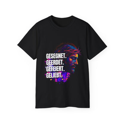 Gesegnet. Geerdet. Gefeiert. Geliebt - Jesus Shirt