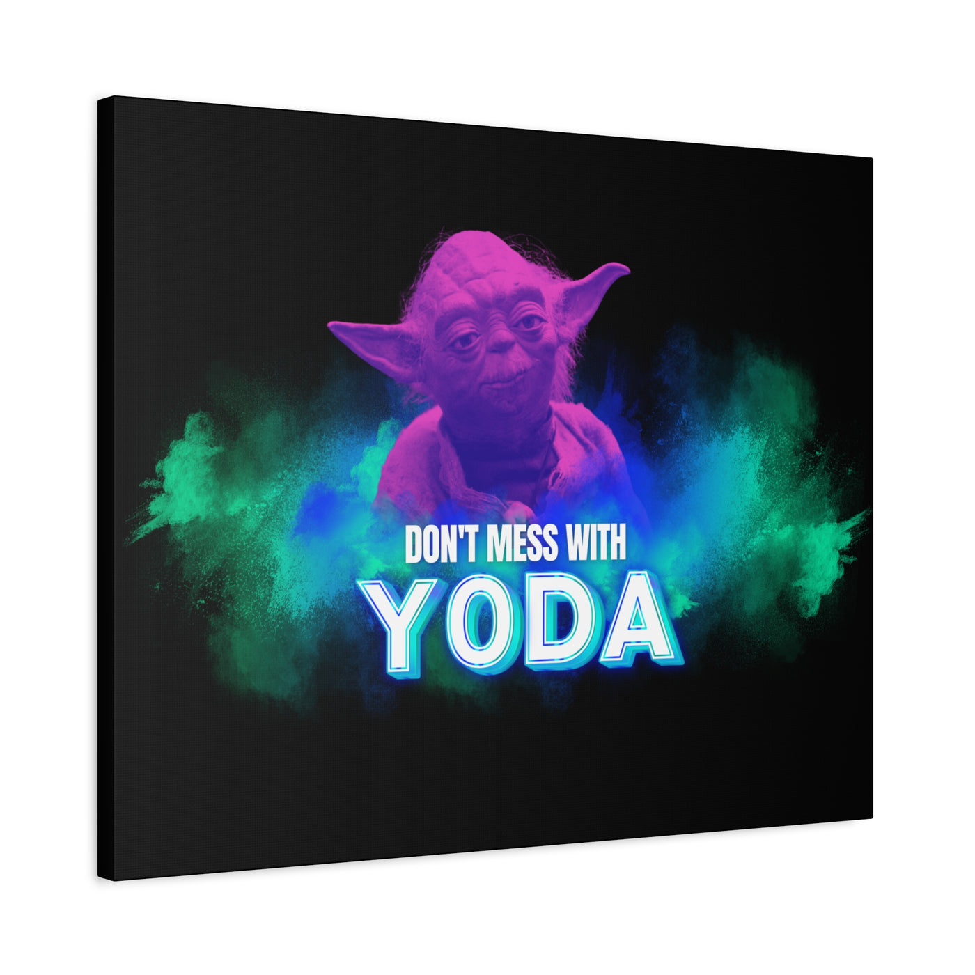 Inspirational Yoda Canvas Art - Modern Wall Decor for Star Wars Fans