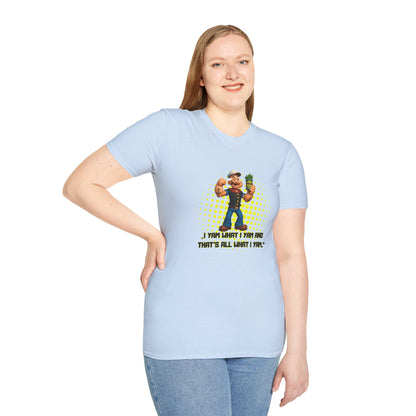 Retro Popeye Unisex Softstyle T-Shirt