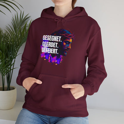Jesus Colorful - with saying Blessed- Grounded - Celebrated