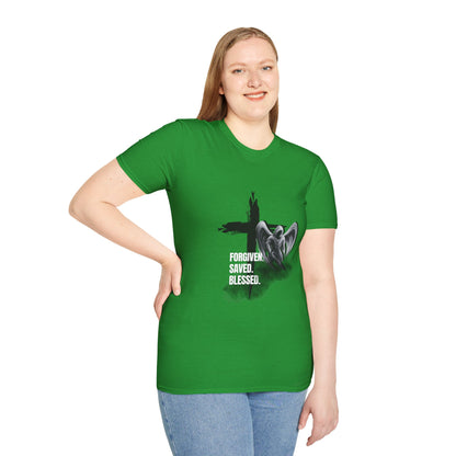 Blessed Faith Unisex Softstyle T-Shirt  Jesus